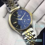 New Copy Omega Seamaster Automatic Watch Two Tone Blue Dial